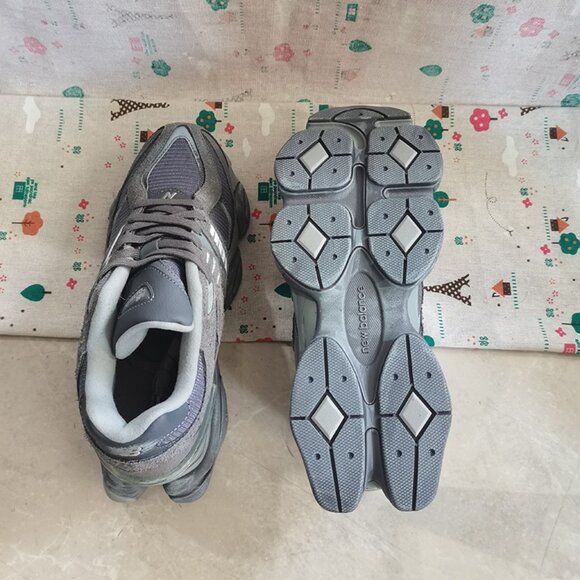 Gray New Balance NB 9060 Sneakers - Picture 9 of 10